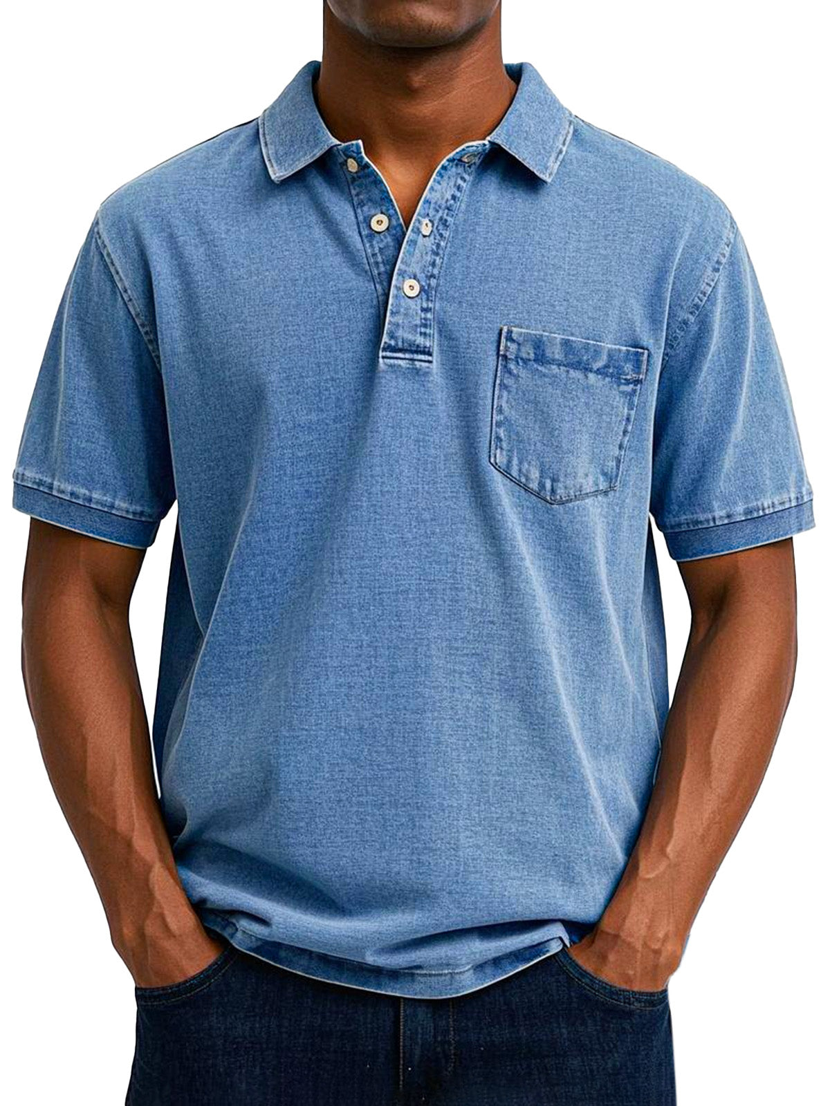 Savrani™ | Polo vintage casual de homem