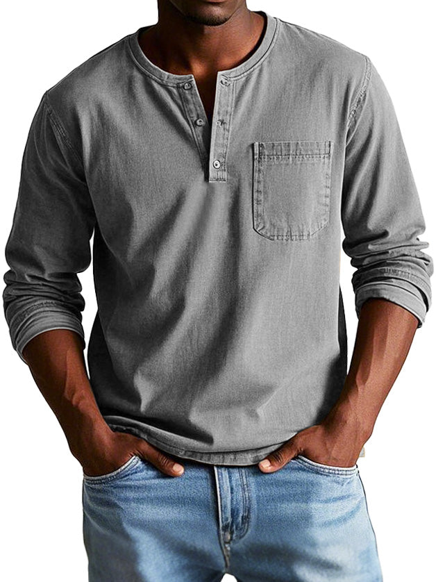Savrani™ | Camisa Vintage de Manga Longa