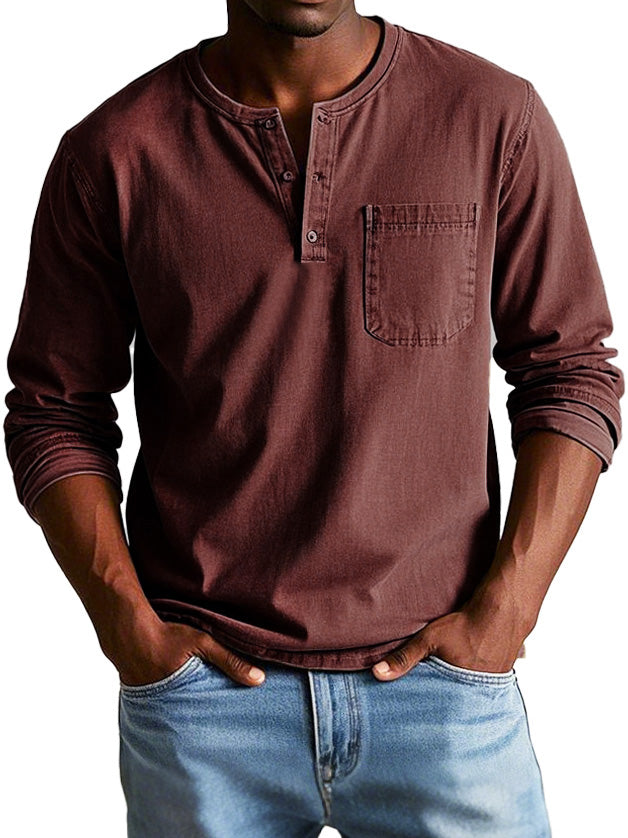 Savrani™ | Camisa Vintage de Manga Longa