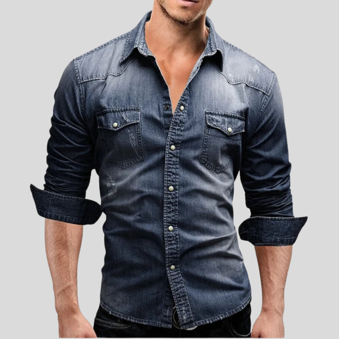 Savrani™ | Camisa de denim com estilo moderno