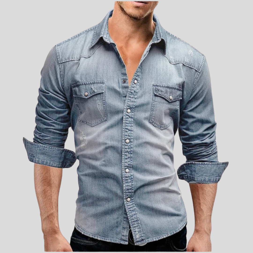 Savrani™ | Camisa de denim com estilo moderno