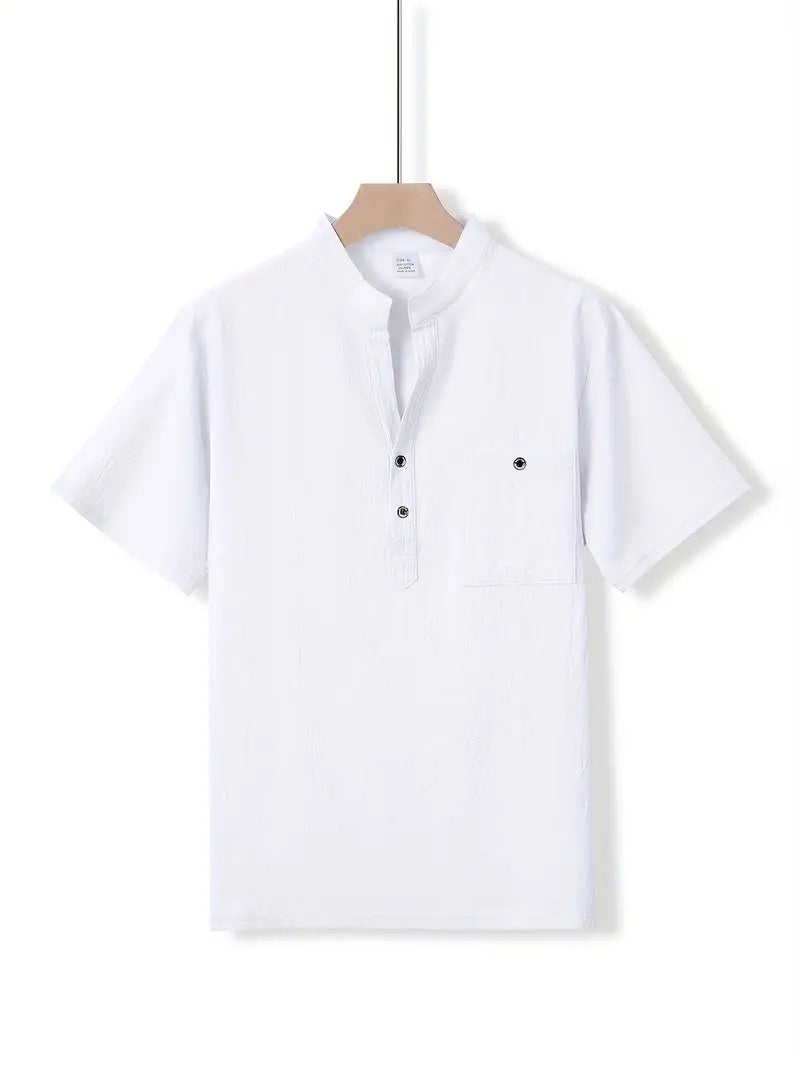 Savrani™ | Camisa elegante de mangas curtas