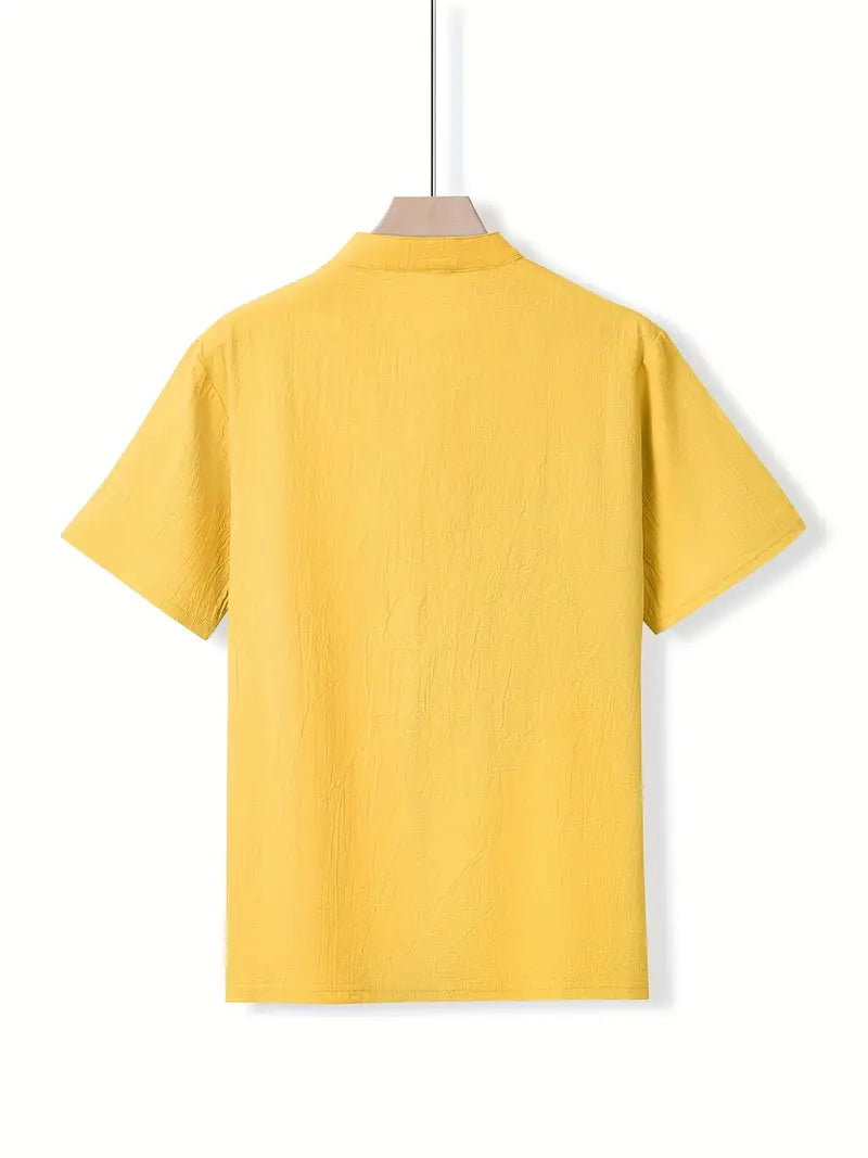 Savrani™ | Camisa elegante de mangas curtas