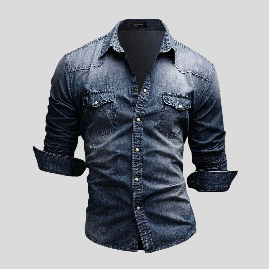 Savrani™ | Camisa de denim com estilo moderno