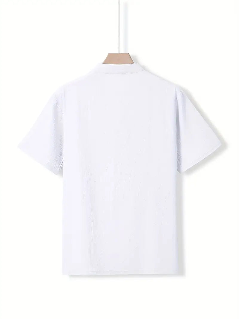 Savrani™ | Camisa elegante de mangas curtas