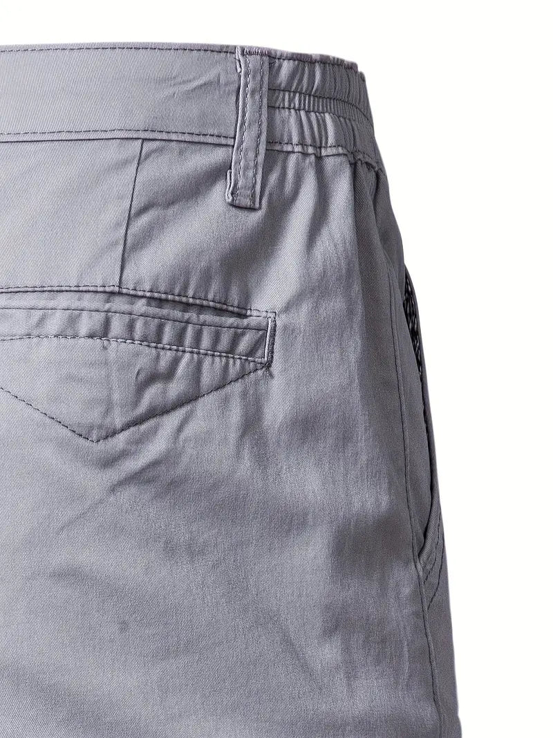 Savrani™ | Calções de algodão com bolsos