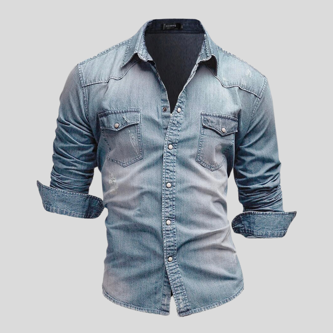 Savrani™ | Camisa de denim com estilo moderno