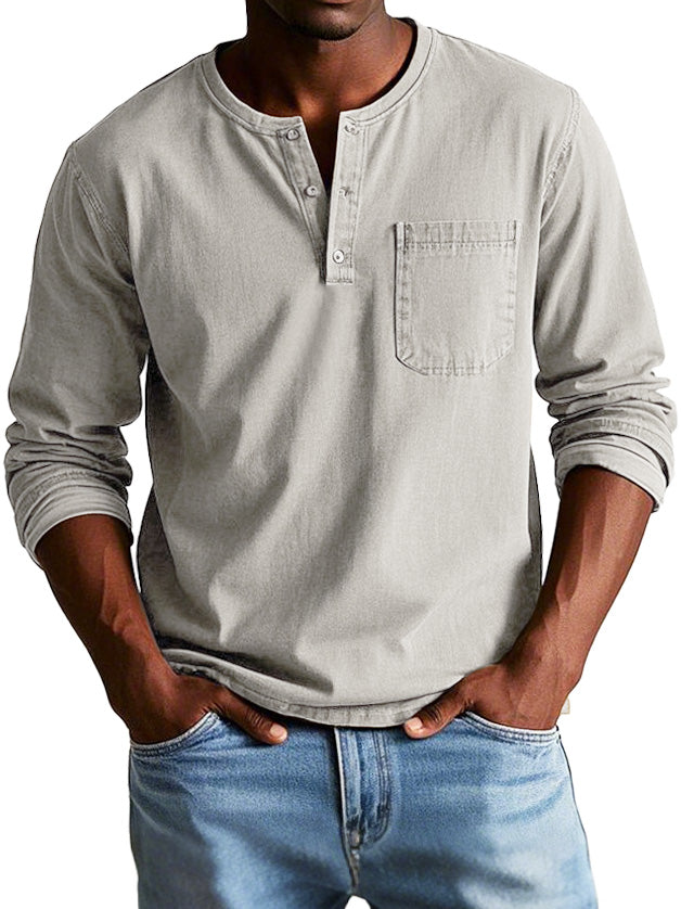 Savrani™ | Camisa Vintage de Manga Longa