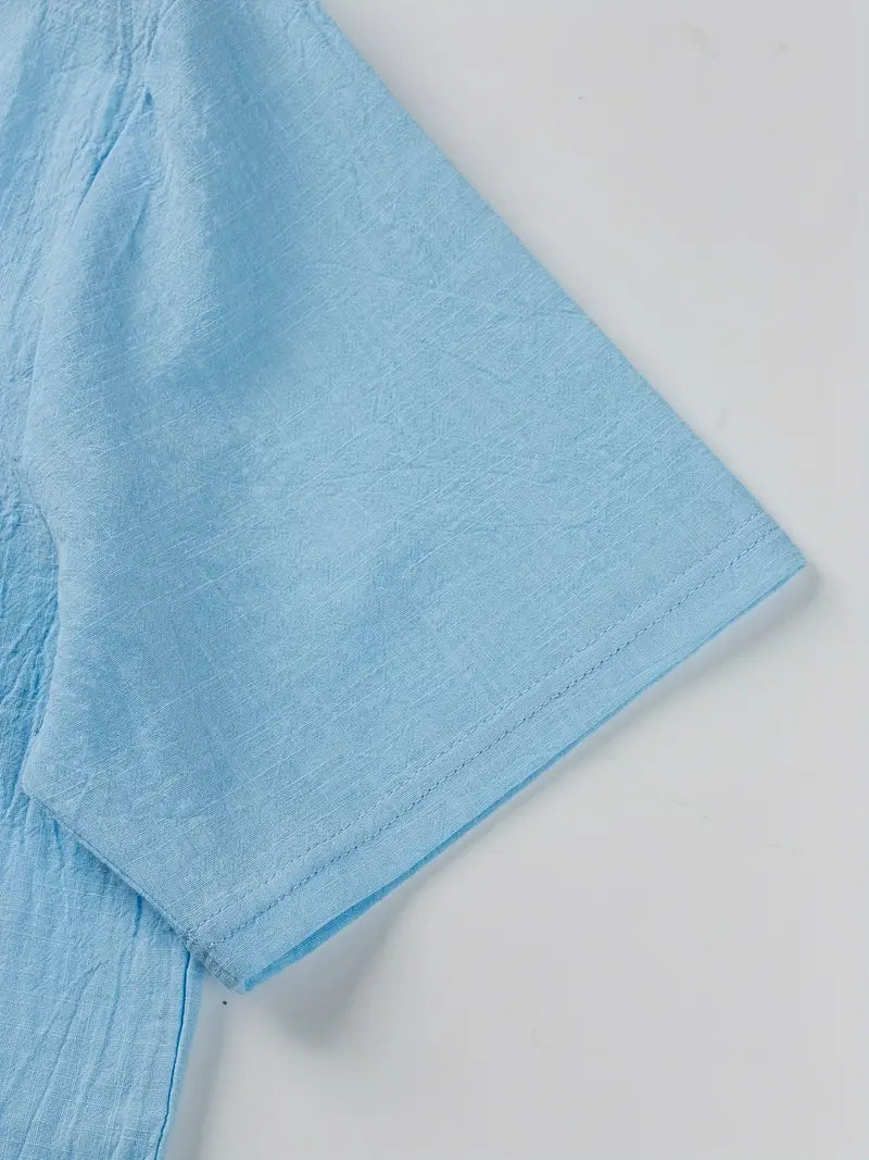 Savrani™ | Camisa elegante de mangas curtas
