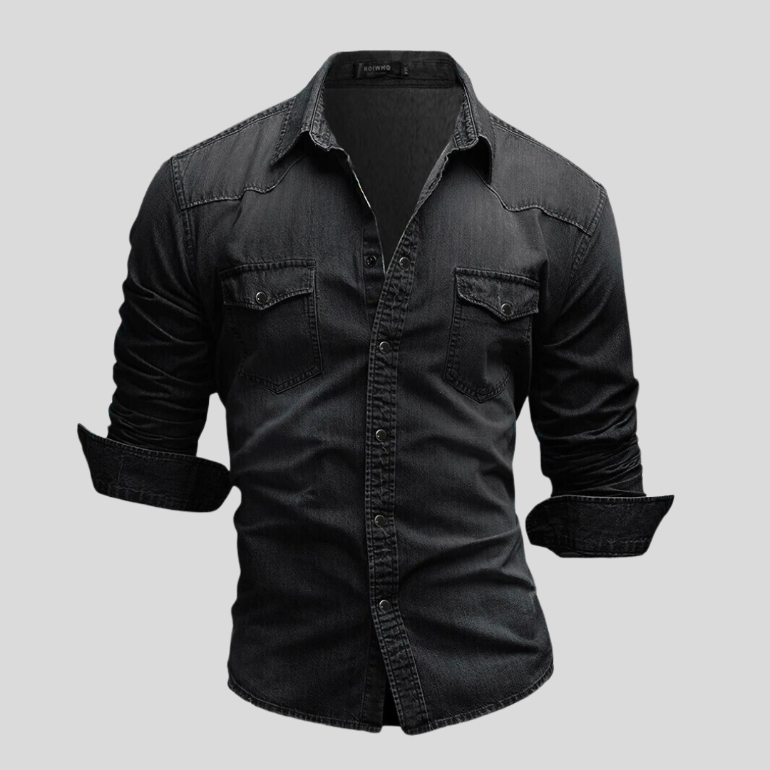 Savrani™ | Camisa de denim com estilo moderno
