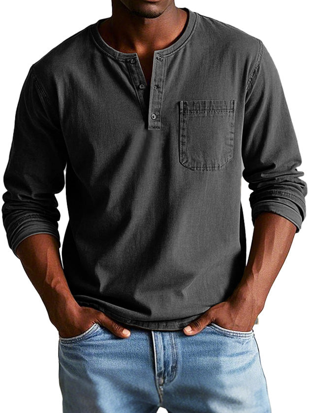 Savrani™ | Camisa Vintage de Manga Longa
