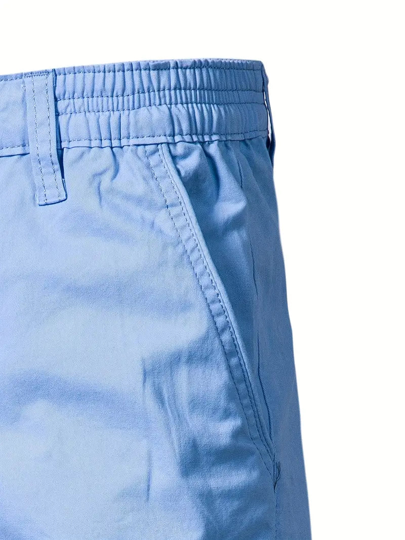 Savrani™ | Calções de algodão com bolsos