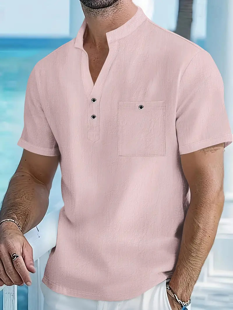 Savrani™ | Camisa elegante de mangas curtas