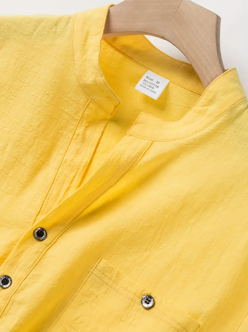 Savrani™ | Camisa elegante de mangas curtas