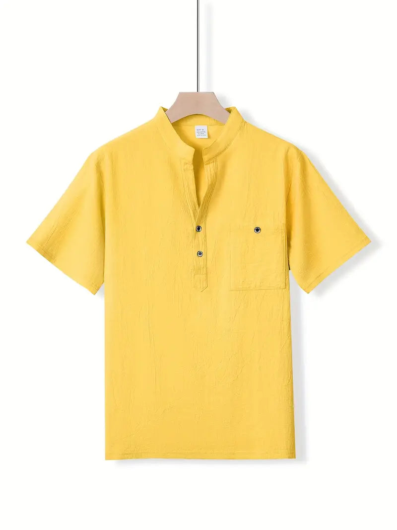 Savrani™ | Camisa elegante de mangas curtas