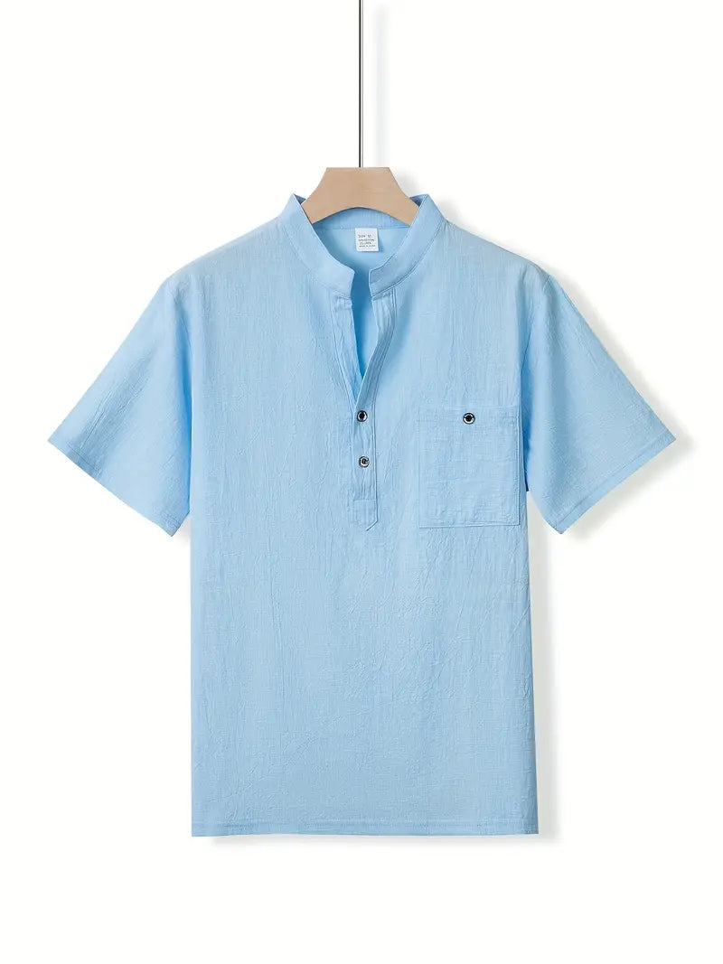 Savrani™ | Camisa elegante de mangas curtas