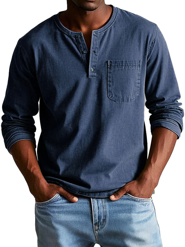Savrani™ | Camisa Vintage de Manga Longa