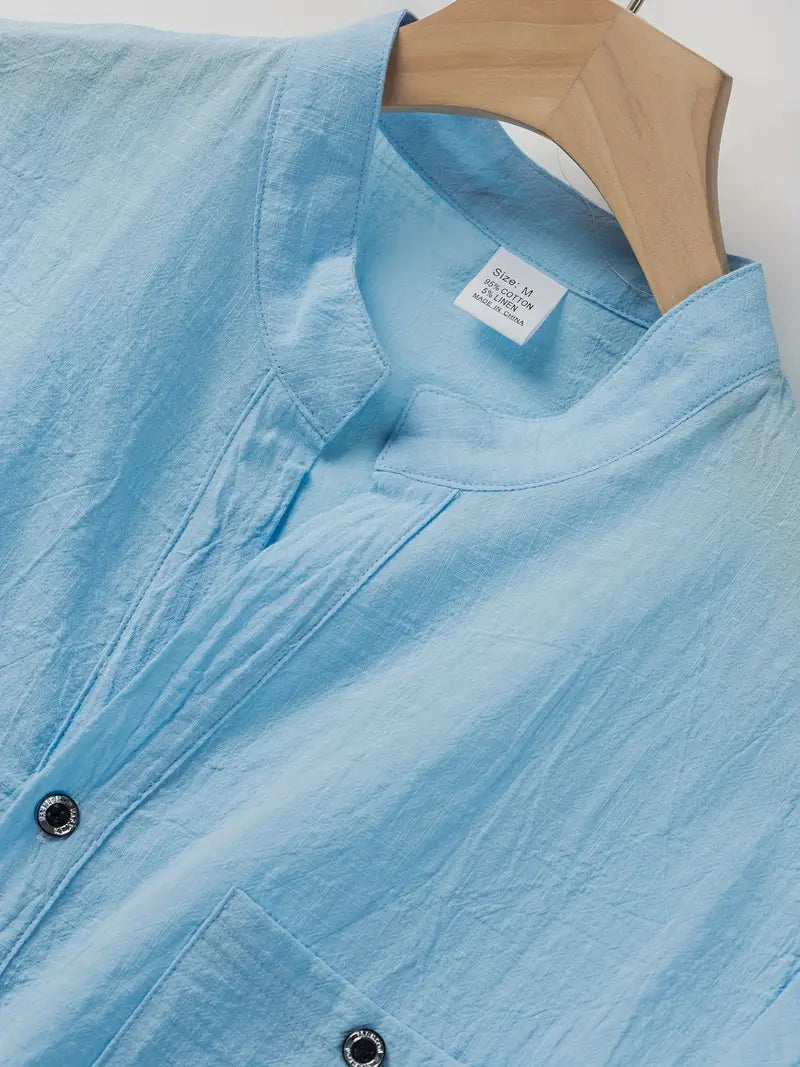 Savrani™ | Camisa elegante de mangas curtas
