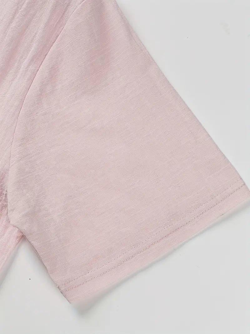 Savrani™ | Camisa elegante de mangas curtas