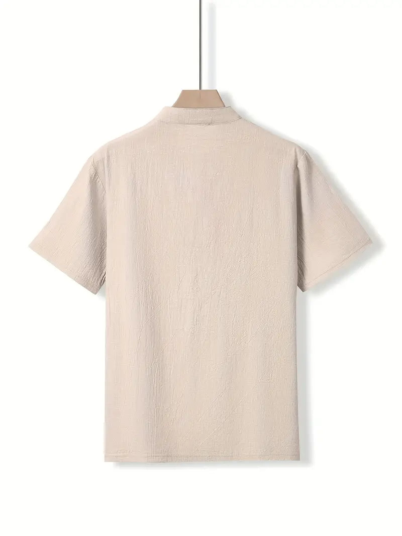 Savrani™ | Camisa elegante de mangas curtas