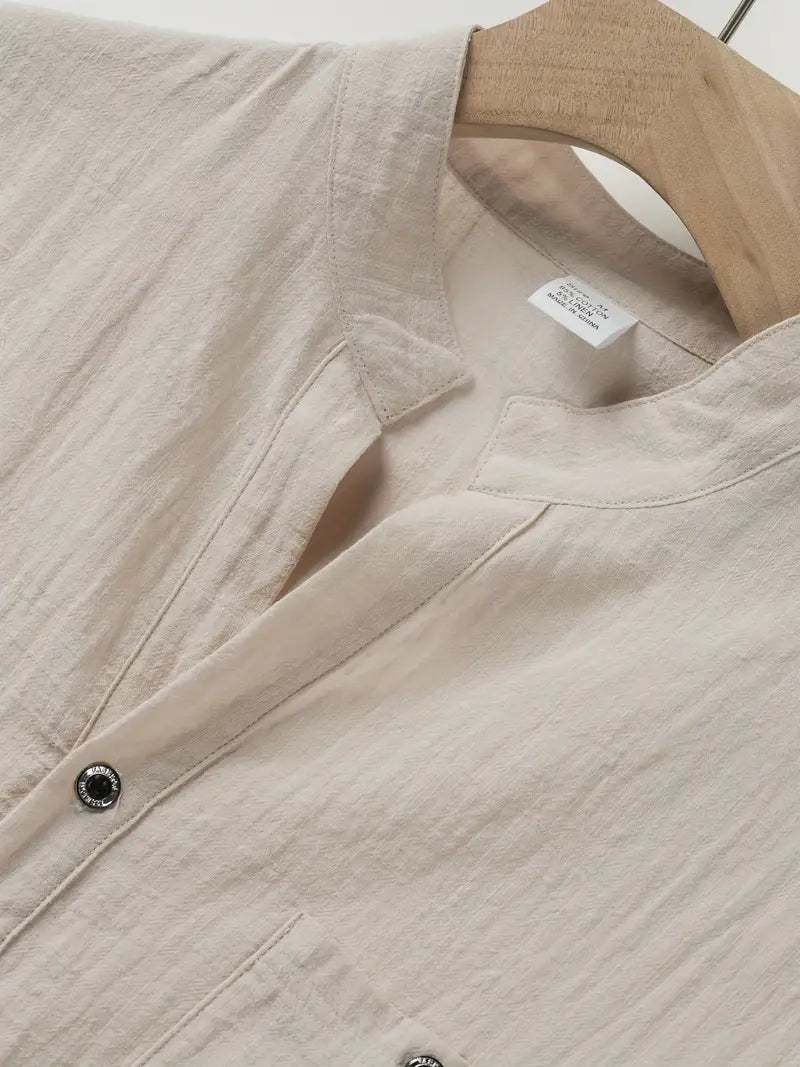 Savrani™ | Camisa elegante de mangas curtas