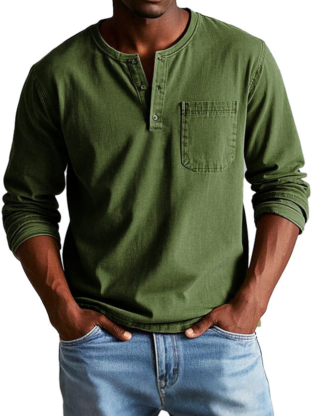 Savrani™ | Camisa Vintage de Manga Longa