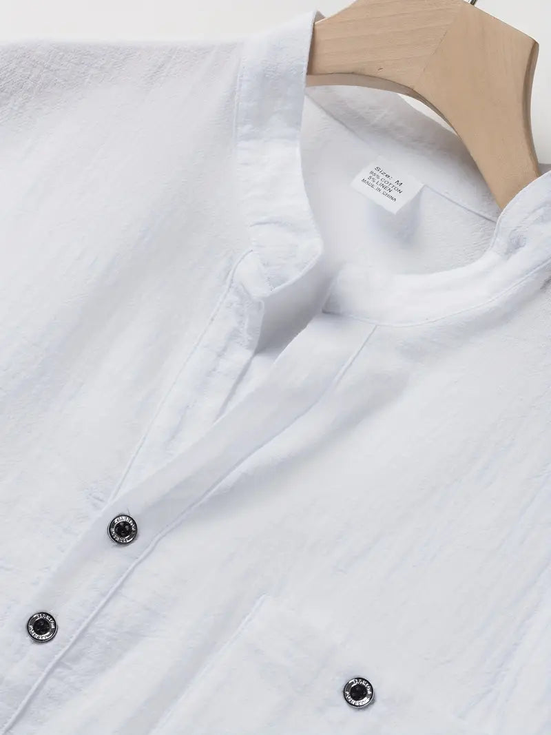 Savrani™ | Camisa elegante de mangas curtas