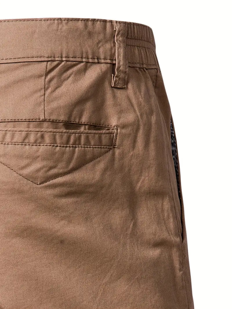 Savrani™ | Calções de algodão com bolsos