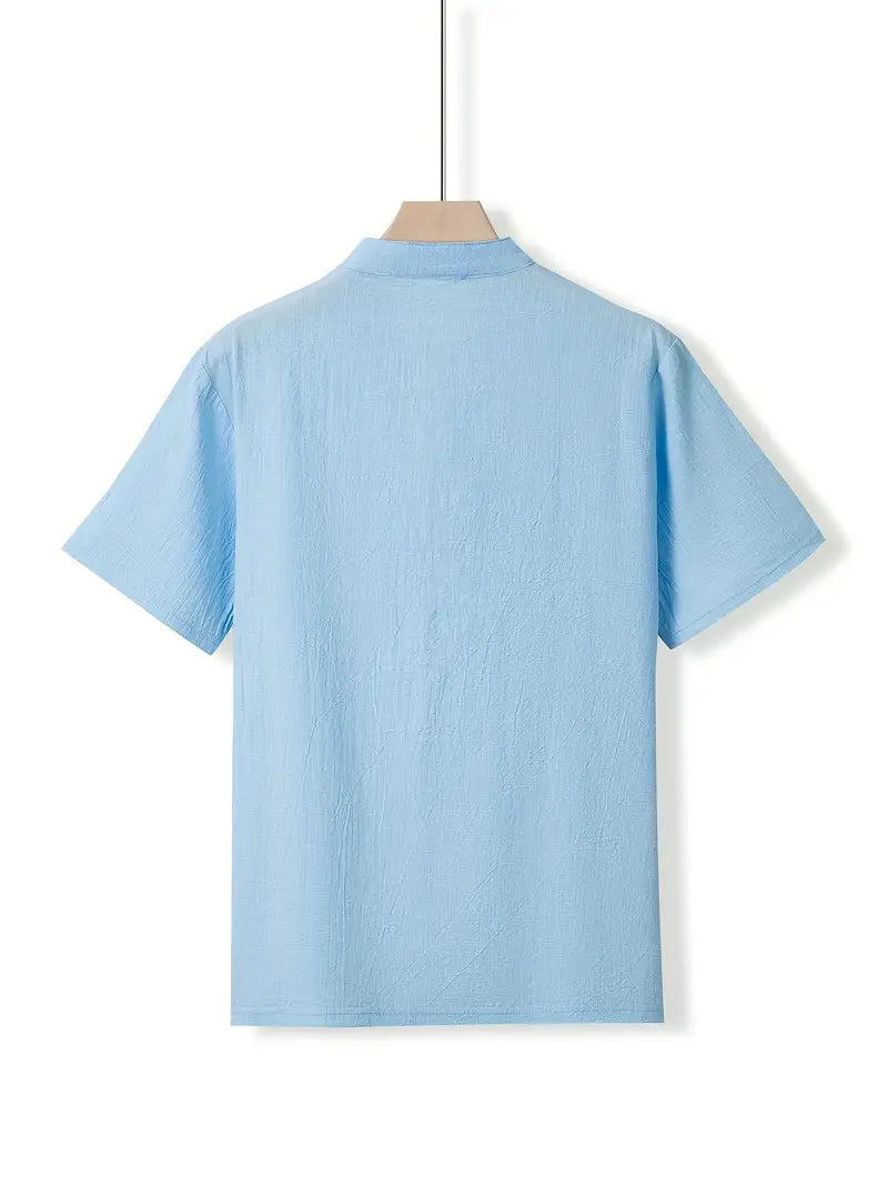 Savrani™ | Camisa elegante de mangas curtas