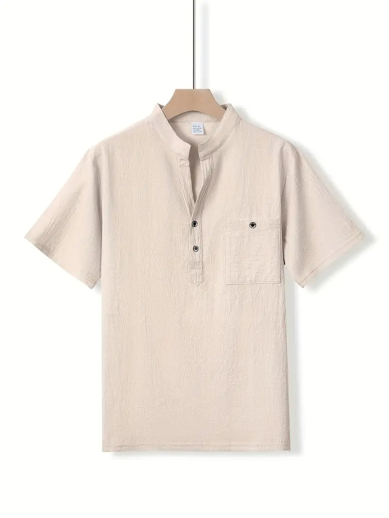 Savrani™ | Camisa elegante de mangas curtas