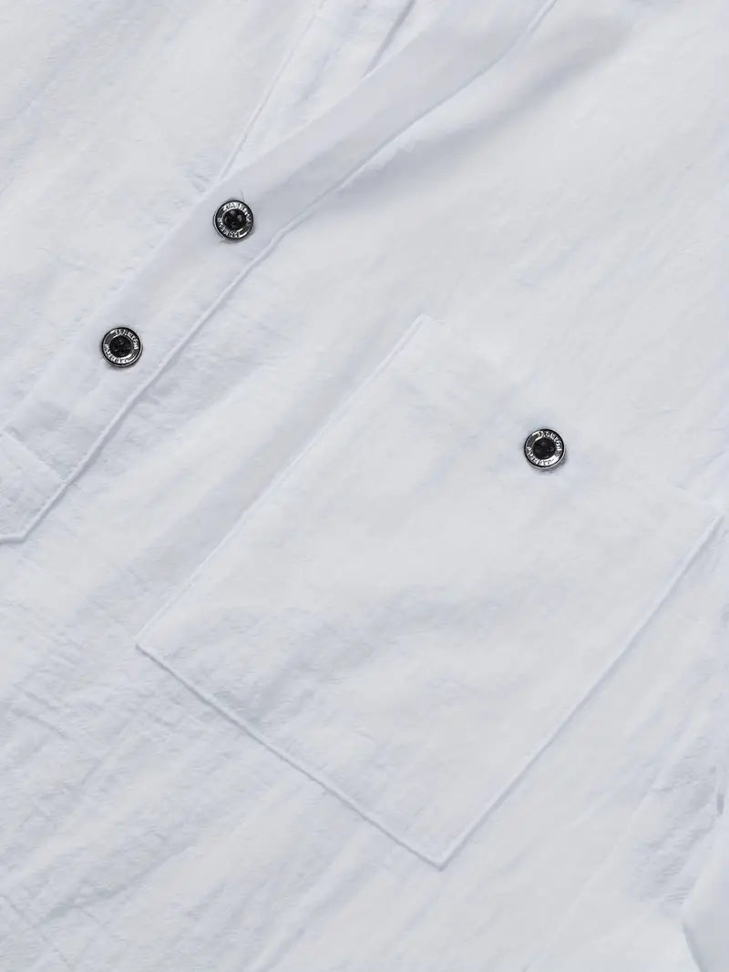 Savrani™ | Camisa elegante de mangas curtas