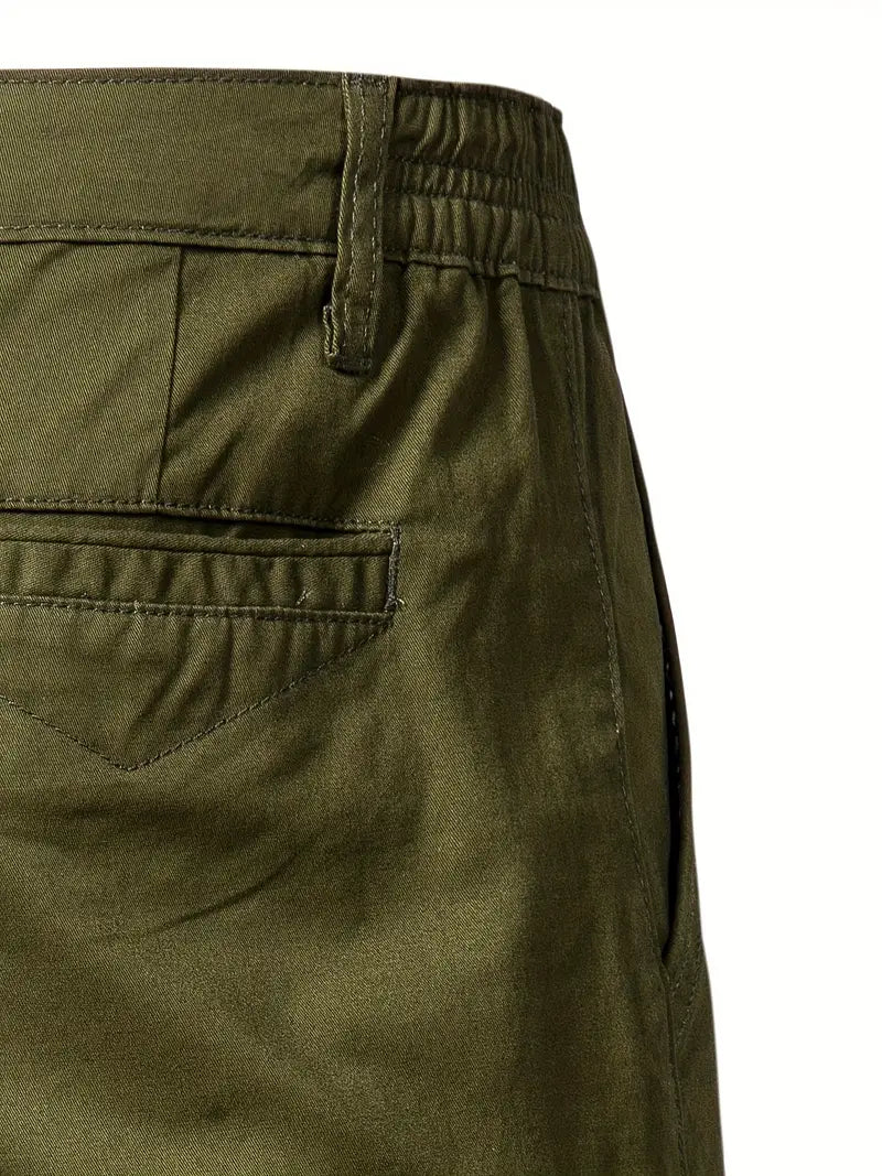 Savrani™ | Calções de algodão com bolsos