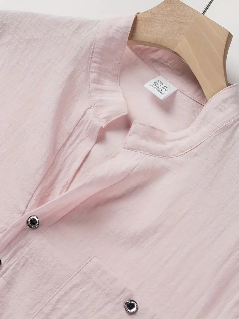 Savrani™ | Camisa elegante de mangas curtas