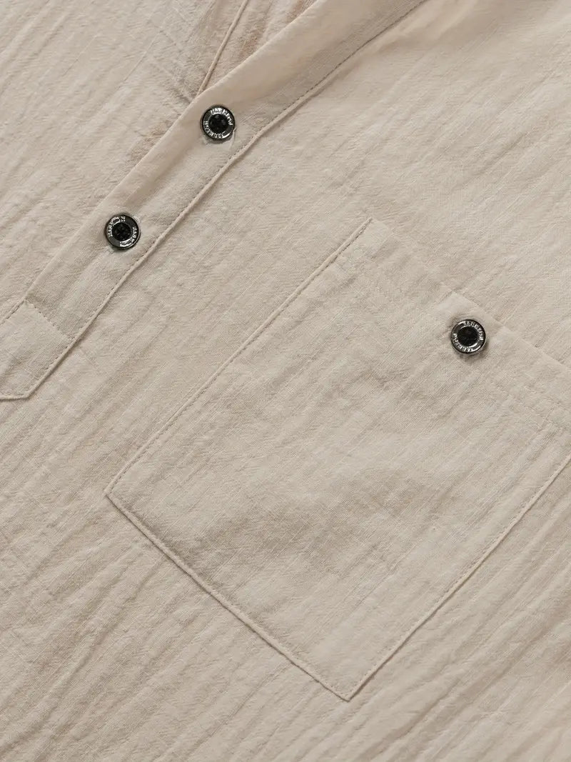 Savrani™ | Camisa elegante de mangas curtas